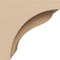 Ekena Millwork 6"W x 6"D x 6"H Wide Helena Rough Cedar Woodgrain TimberThane Corbel, Primed Tan CORUR06X06X06HELRCPR - alternate 5